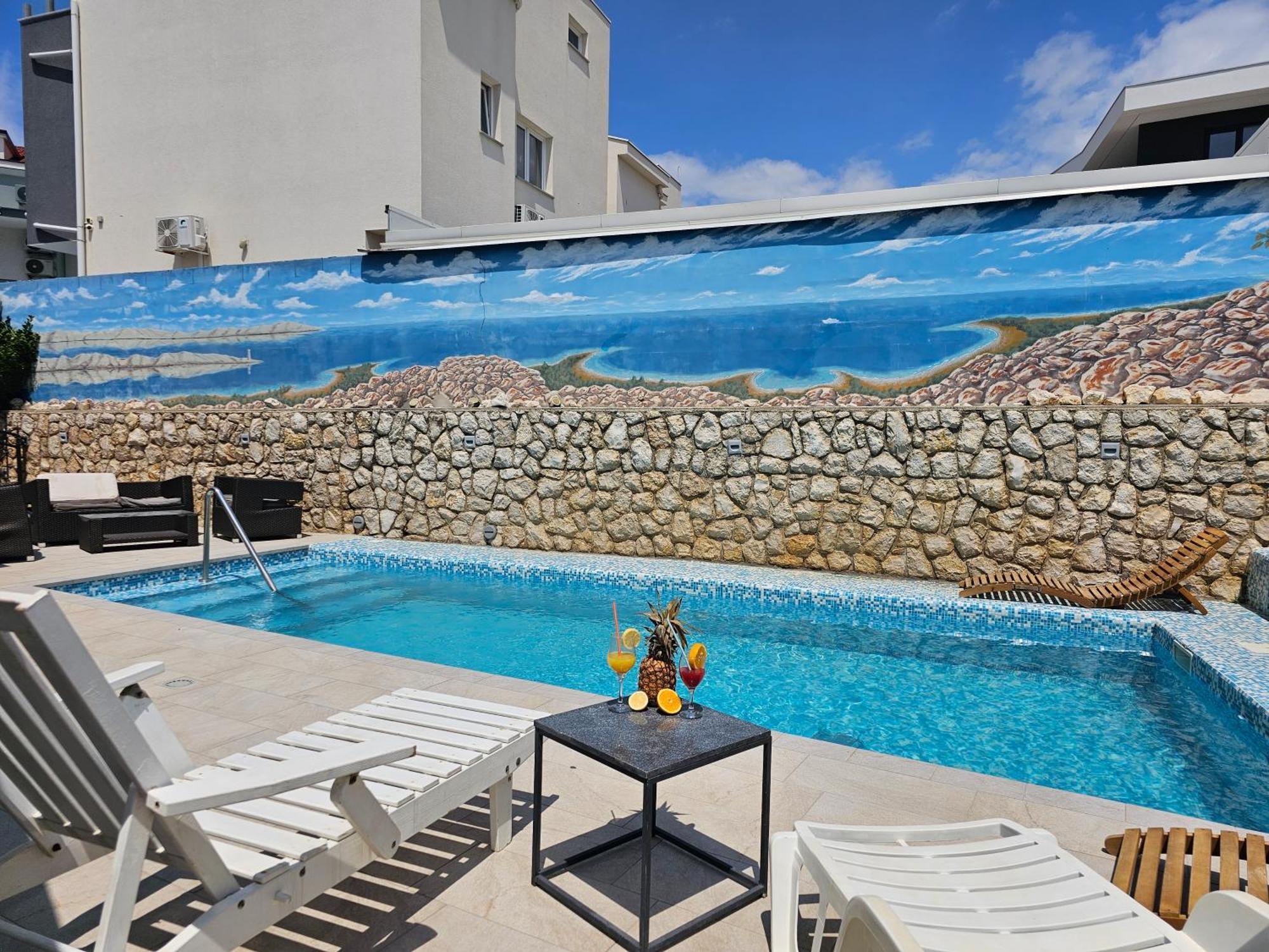 The Golden Grotto Apartments Novalja Exterior foto